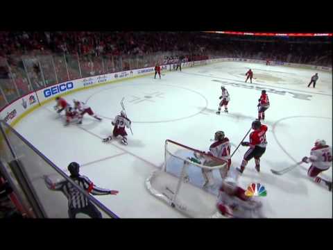 Michael Frolik goal. Phoenix Coyotes vs Chicago Blackhawks 4/19/12 NHL Hockey