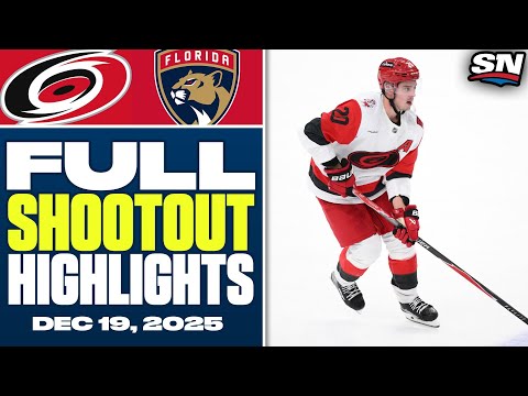 Carolina Hurricanes at Florida Panthers | FULL Shootout Highlights - December 19, 2025