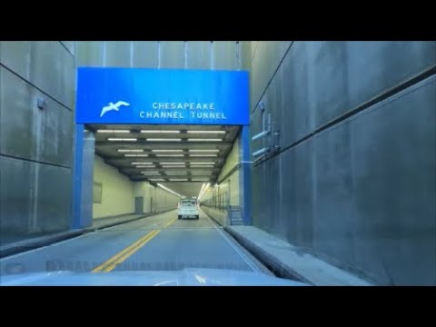 Chesapeake Bay Bridge Tunnel CBBT - Virginia - Beginning To End #chesapeakebaybridgetunnel #virginia