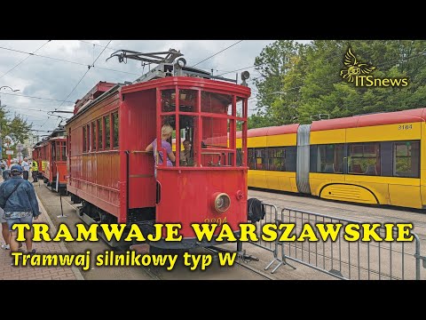 Tramwaj silnikowy typ W 1928 r. Tramwaj techniczny do napraw sieci trakcyjnej. Tramwaje Warszawskie