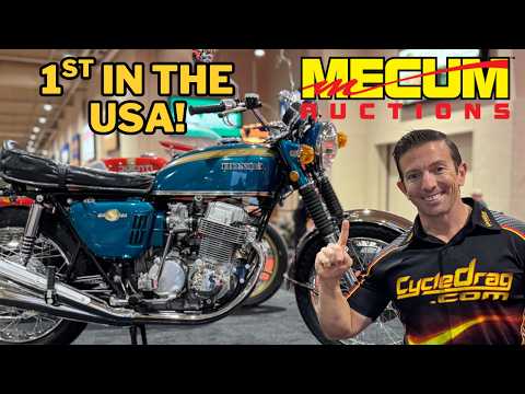 World’s RAREST Honda CB Rolls Into Mecum Motorcycle Auction! 🤯 