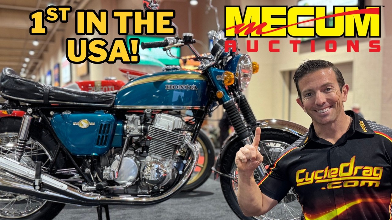 World’s RAREST Honda CB Rolls Into Mecum Motorcycle Auction! 🤯 