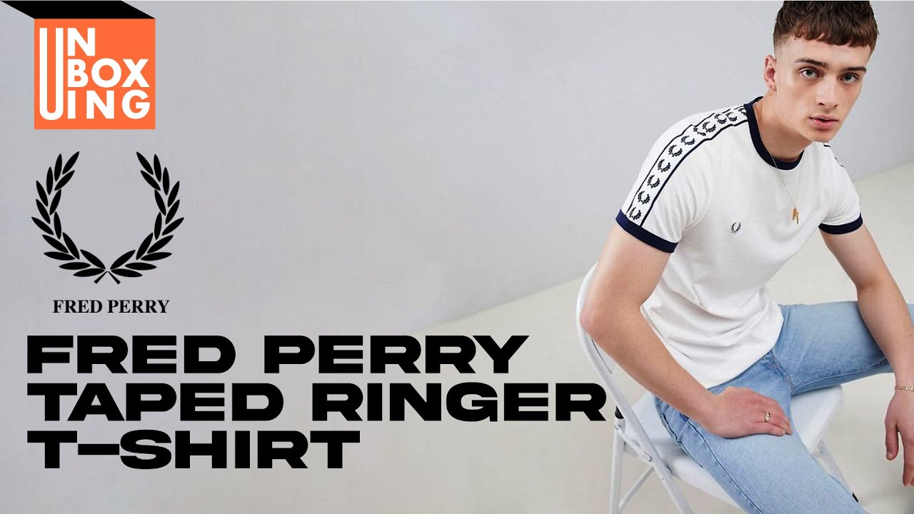 FRED PERRY TAPED RINGER T-SHIRT