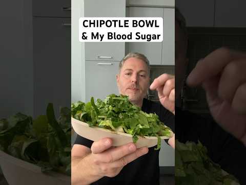 Chipotle burrito bowl and my blood sugar. #glucoselevels #bloodsugar #insulinresistance #burritobowl