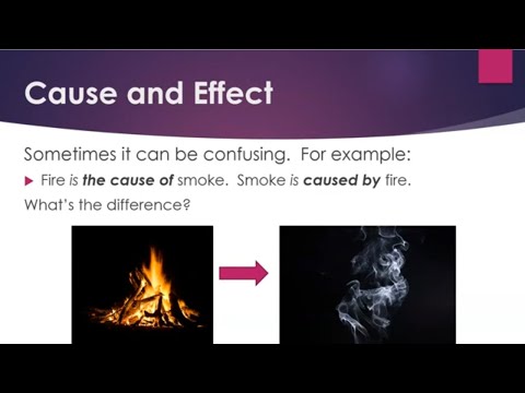 How to learn English:  Cause and Effect