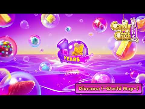 Candy Crush Soda Saga (OST) = 'Anniversary Season [Bubble up the Funk!] 🥤🎉 [Diorama]'