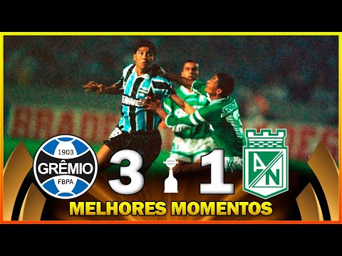 GRÊMIO 3 X 1 ATLÉTICO NACIONAL (COL) ● HIGHLIGHTS ● LIBERTADORES 1995 ● FINAL ● GAME 01