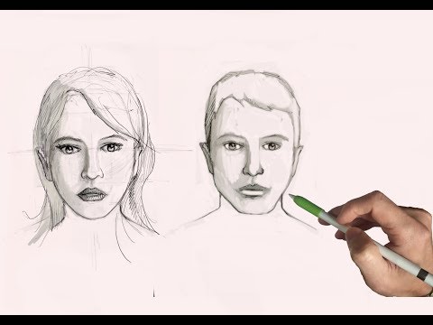 How to draw faces - a tutorial for beginners