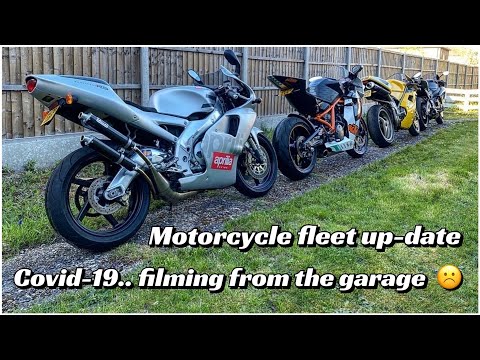 KTM RC8R + Aprilia RS250 + Ducati 748 SP + Suzuki GSXR 600 - Fleet update!