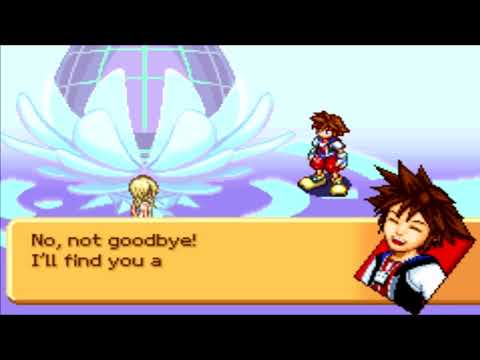 Kingdom Hearts Chain of Memories (GBA) Cutscene #117 Sora makes a Promise with Namine