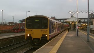 preview picture of video 'Half an Hour at (80) - Altrincham Station 3.1.2015 - Class 60 142 150 Metrolink trams'