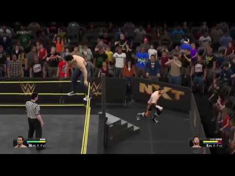 WWE 2K15 My Career Mode Erik vs. Sami Zayn NXT Championship Match 1st Title Defense