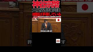 【神谷宗幣】⑥『副首都ではない。"大阪優遇法案"だ』国会で維新を真正面から批判【参議院本会議】」#参政党 #神谷宗幣 #副首都法案 #維新の会 #大阪都構想 #国会中継 #政治 #国会