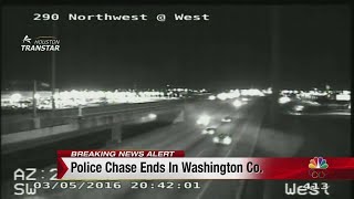 Police chase ends in Washington County