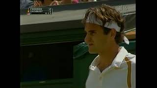 Wimbledon 2007 SF - R.Federer vs R.Gasquet Highlights