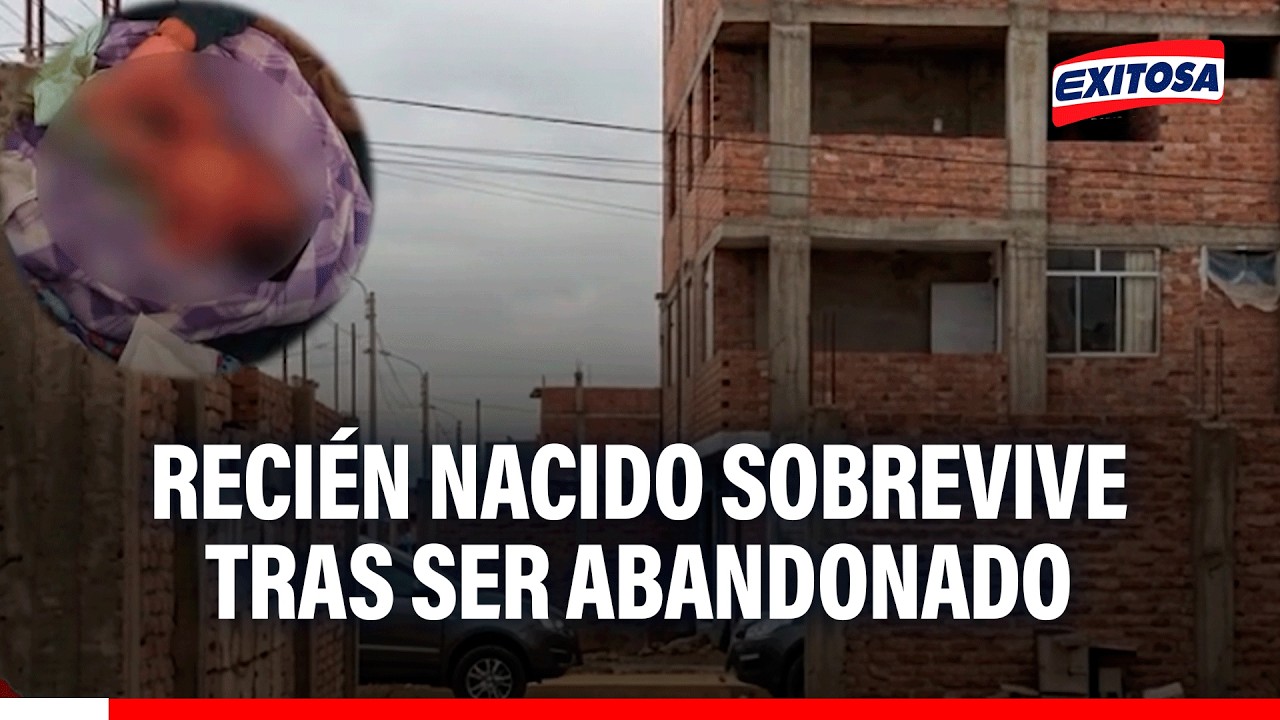 🔴🔵Arequipa: Recién nacido sobrevive tras ser abandonado en un terreno descampado dentro de una bolsa