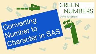 Converting Numeric to Character in SAS | Data Tutorial | PUT Function