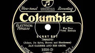 1928 Jan Garber - Sonny Boy (Mull Downey, vocal)