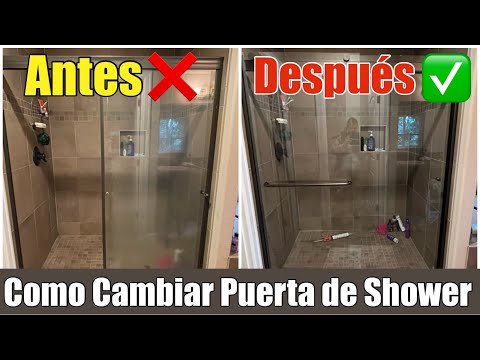 Cómo Cambiar Una Puerta Corrediza Moderna de Shower Paso A Paso Con Resultados Profesionales DIY