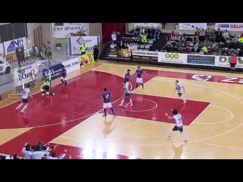 Gol Adri Ortego (2-0) Ríos Renovables Zaragoza - Bodegas Juan Gil Jumilla. 1Div, J11