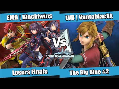 The Big Blue #2 Losers Finals - EMG | Blacktwins (Roy, Aegis) vs LVD | Vantablackk (Link)