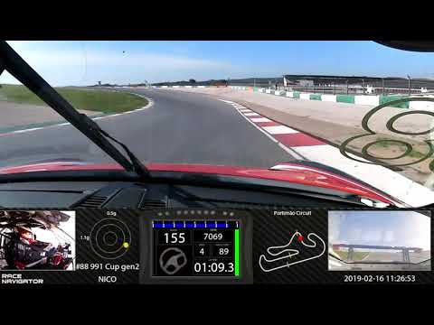 Nico Bastian - Onboard Portimão Circuit, 991 Cup gen2, 01:47.444