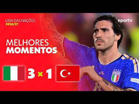 Gols e melhores lances de Itália x Turquia