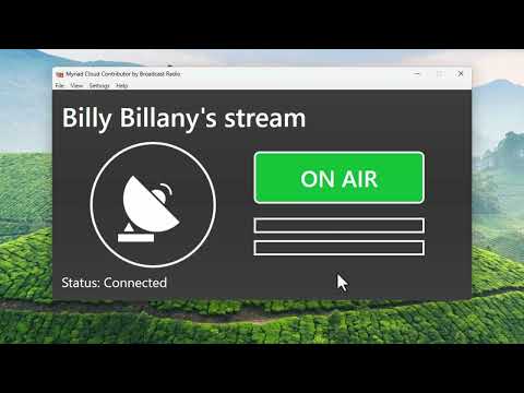 Myriad Cloud Quick Start (Part 11) - Streaming Live Shows Using The Myriad Cloud Contributor