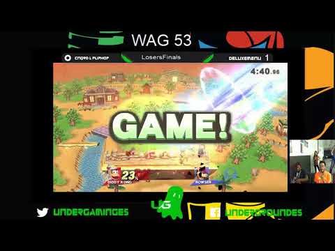 WAG 53 - Fliphop (Diddy) vs. Deluxemenu (Bowser) - Losers Finals