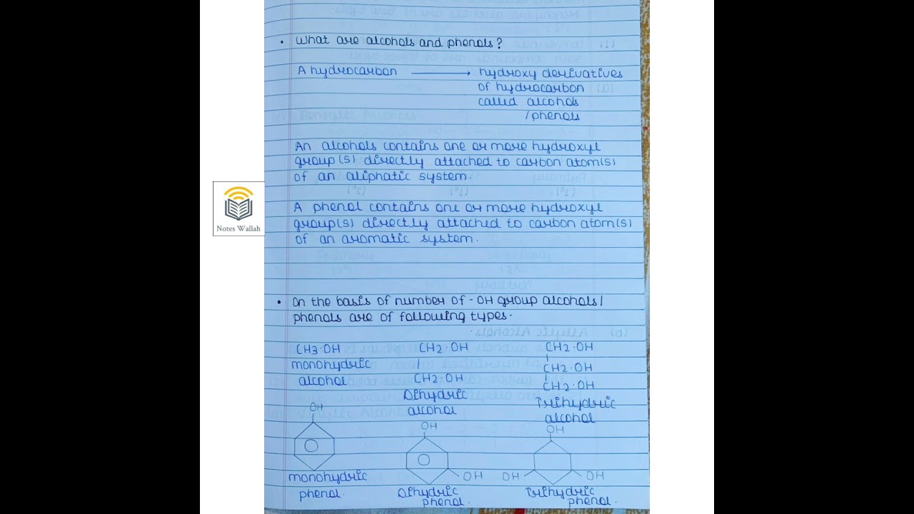 Alcohol,Phenol & Ether ❤️