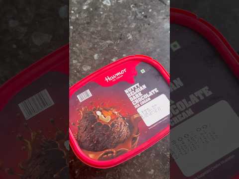 Havmor Nutty Belgian Dark Chocolate Ice Cream|Unboxing 750 mL Tub #shorts #icecreamaddict #asmr