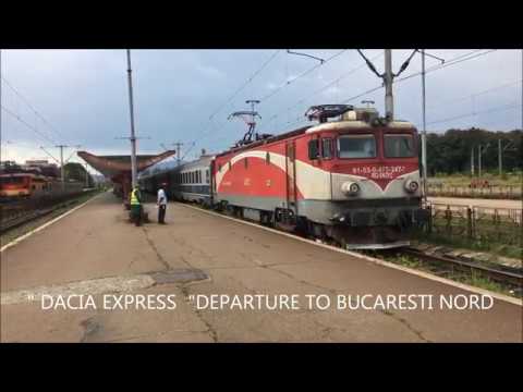 TRAIN  EN 347  " DACIA EXPRESS "  WIEN  - BUDAPEST - BUCARESTI NORD