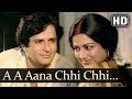 Shashi Kapoor Moushmi Romantic Moment Humming HD Ghar Ek Mandir Songs Anuradha Paudwal