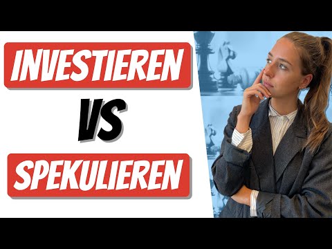 Bist du ein Investor oder ein Spekulant? Wo liegt der Unterschied?