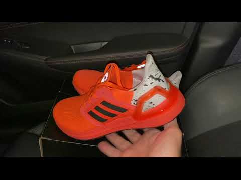 Adidas UltraBoost 20 Solar Red shoes