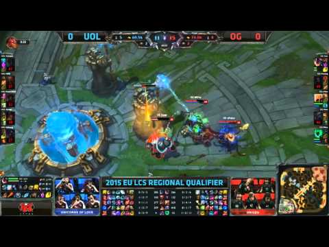 EU LCS Regional Qualifier - Finals UOL vs OG - last teamfight Game 1