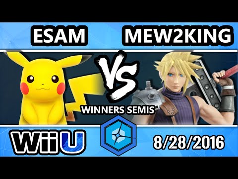 Shine 2016 Smash 4 - Echo MVG Mew2King (Cloud) Vs. PG | ESAM (Pikachu) SSB4 Winners Semis