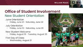 NSO Parent Session