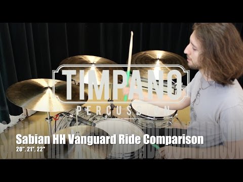 Sabian HH Vanguard Ride Comparison: 20", 21", 22"