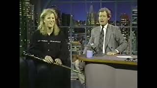 Jeff Healey - &#39;While My Guitar Gently Weeps&#39; - Letterman 1990
