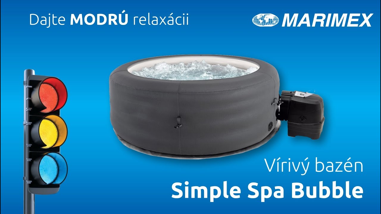 Bazén vírivý nafukovací Simple Spa - Bubble -VYSTAVENÉ