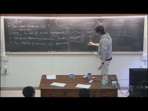 Advanced topics in Quantum Field Theory - Z. Komargodski - lecture 1/5