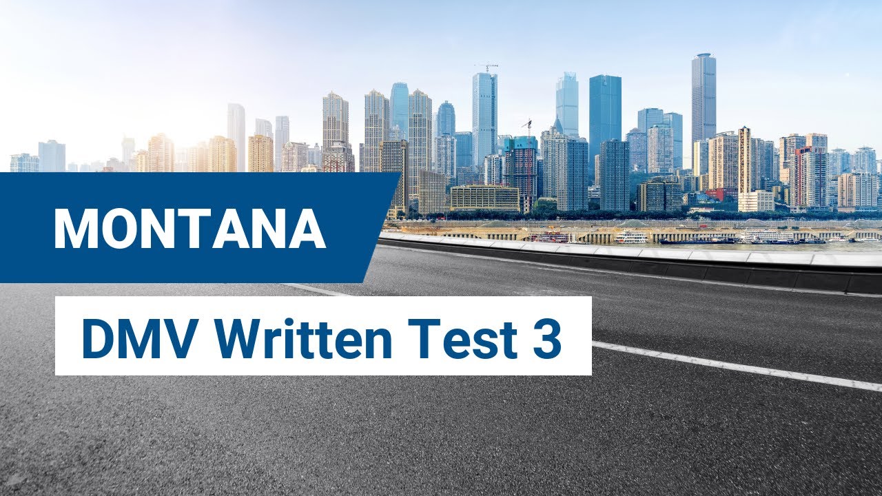 2024 Montana DMV Written Test #3