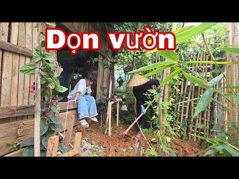 KAPY AND 2 MOTHERS CLEAN THE GARDEN, PLANT CORN / SPECIAL DAY MEAL