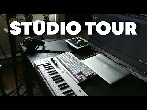 New minimal home studio tour