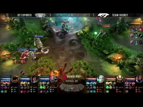 G2 Esports Vs. Team Secret GAME THREE: Vainglory 8 Spring Opener EU Split 2 Week 2