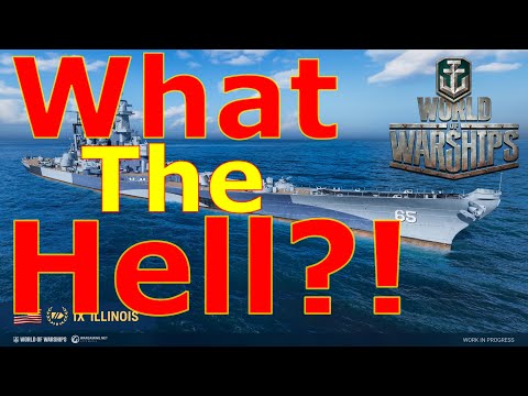 World of Warships- What The HELL Is This?!?! New US Battleship INSANITY