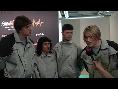 🇱🇹 KATARSIS (Lithuania) @ Eurovision 2025 Turquoise Carpet Opening Ceremony | Interview