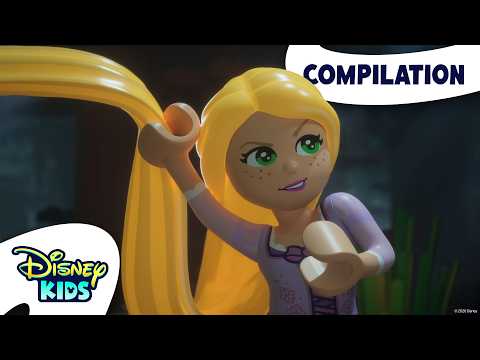 LEGO Princesses Face Gaston's Challenges 👑 | LEGO Disney Princess: The Castle Quest | @disneykids