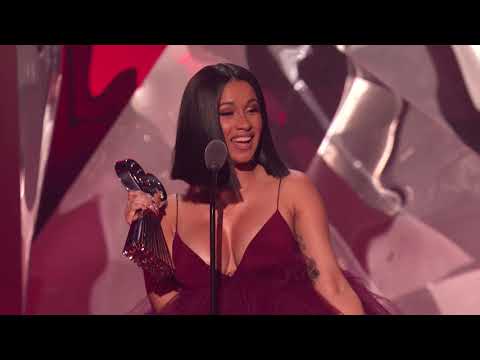 Cardi B Acceptance Speech - Best New Artist | 2018 iHeartRadio Music Awards